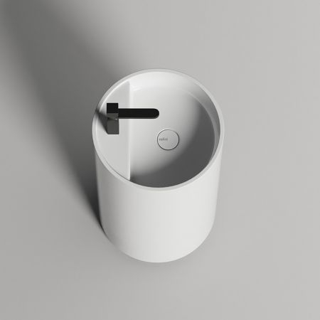 Раковина Salini Armonia Top 01, 45x45, S-Sense (глянцевый), с отверстием под смеситель