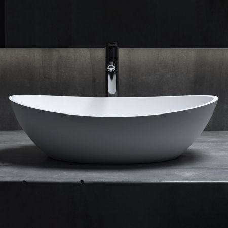 Умывальник накладной Salini Noemi 56x34 см Sapirit глянцевый