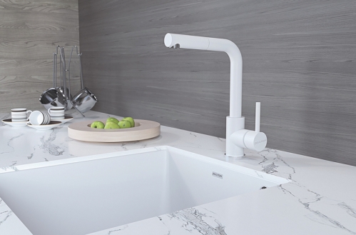 СМЕСИТЕЛЬ PAULMARK KASSEL, (БЕЛЫЙ/БЕЛЫЙ МАТОВЫЙ)