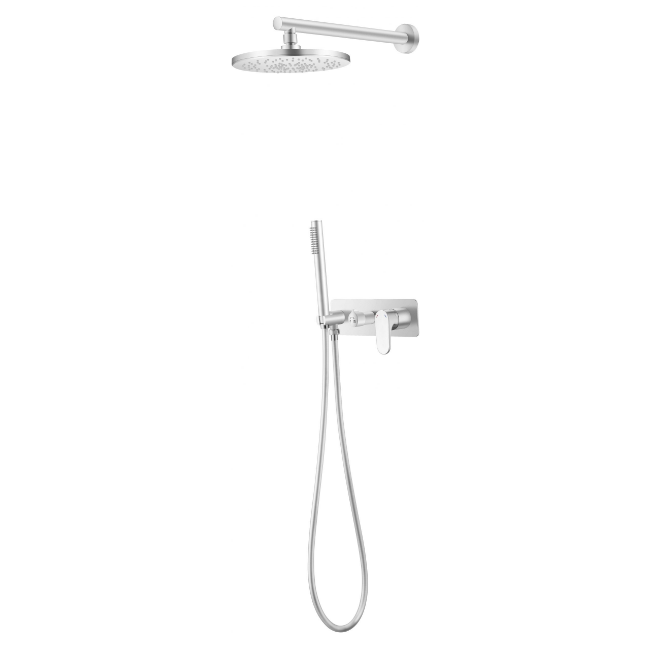 Душевой комплект скрытого монтажа Boheme Spectre белый матовый, без излива