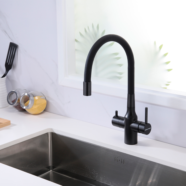 СМЕСИТЕЛЬ PAULMARK SALIX, ЧЕРНЫЙ