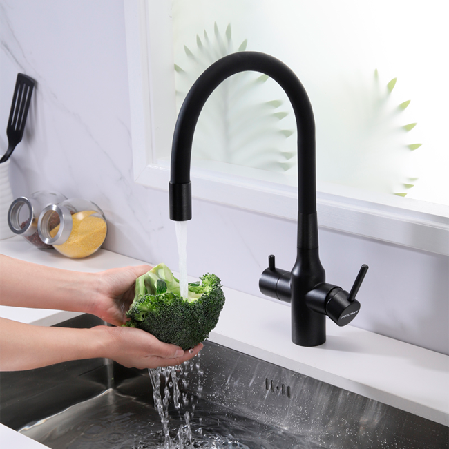 СМЕСИТЕЛЬ PAULMARK SALIX, ЧЕРНЫЙ