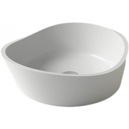 Раковина каменная Holbi Mars, 42*41*15  из Solid Surface (white)
