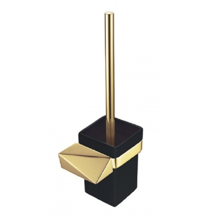 Ершик для унитаза Boheme New Venturo, золото, черный