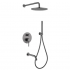 Душевая система Abber Wasser Kreis, 3 режима, графит