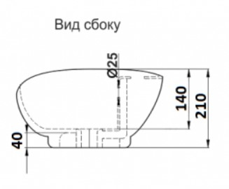 Умывальник CeramaLux 9018 59.5*39 см