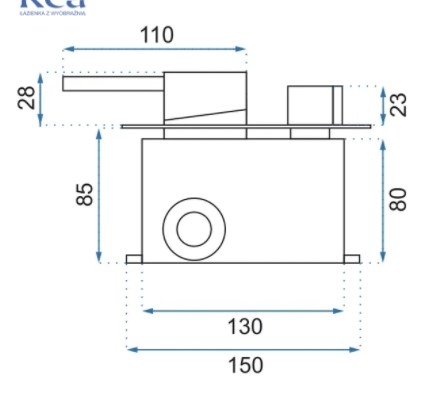 Душевая система Rea Lungo Black черный 
