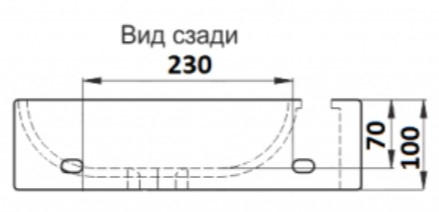 Умывальник подвесной CeramaLux 40*21,5