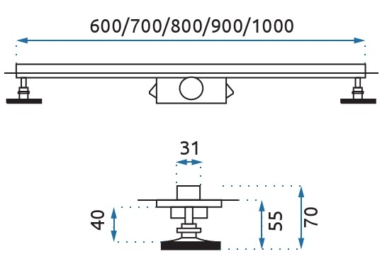 Трап душевой Rea Neo Pro Slim