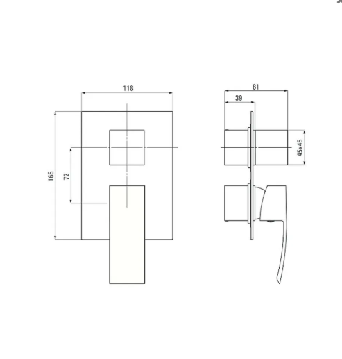 Накладка к боксу 3-функц., VIGO BOX, хром