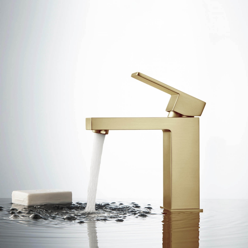 Смеситель для раковины Selene  Золото матовое