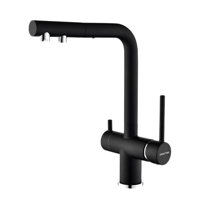 СМЕСИТЕЛЬ PAULMARK SERPENTINE , (ЧЕРНЫЙ/АНТРАЦИТ)