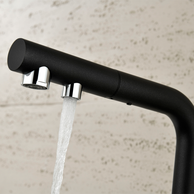 СМЕСИТЕЛЬ PAULMARK SERPENTINE вороненая сталь