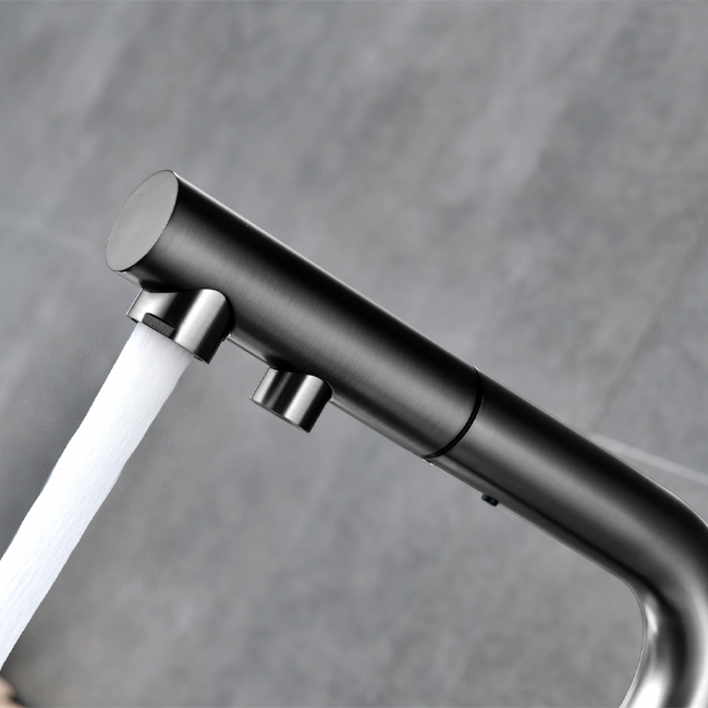 СМЕСИТЕЛЬ PAULMARK SERPENTINE вороненая сталь