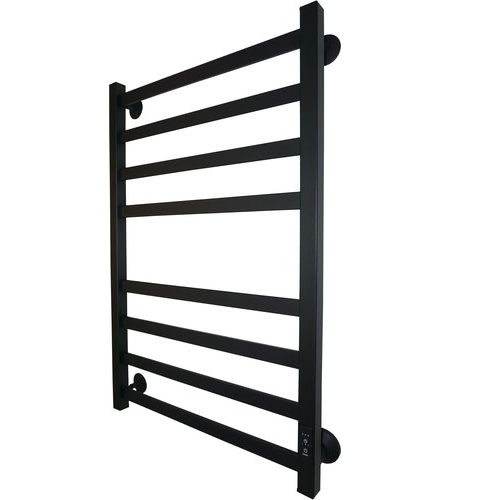 Полотенцесушитель электрический Маргроид Ferrum Вид 81/10 СНШ профильный 80x50 черный матовый (таймер справа)