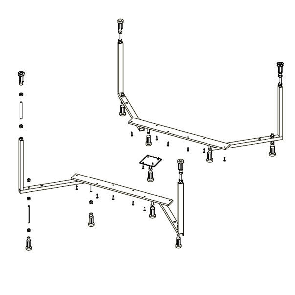 ОПОРЫ для ванны Riho Colorado 180x180
