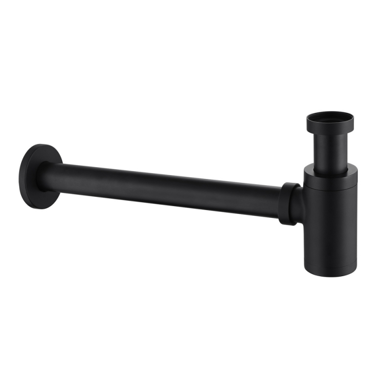 Сифон для раковины ABBER черный матовый