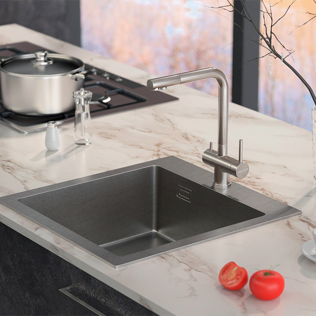 Смеситель для кухни PAULMARK Skalen  с подключением для фильтра 