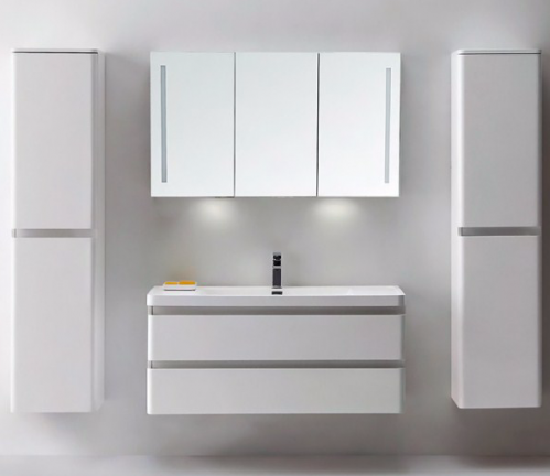 Тумба с раковиной BelBagno Energia-N 120*48  bianco lucido подвесная