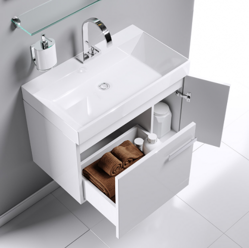 Тумба с умывальником Aqwella Европа 70, подвесная