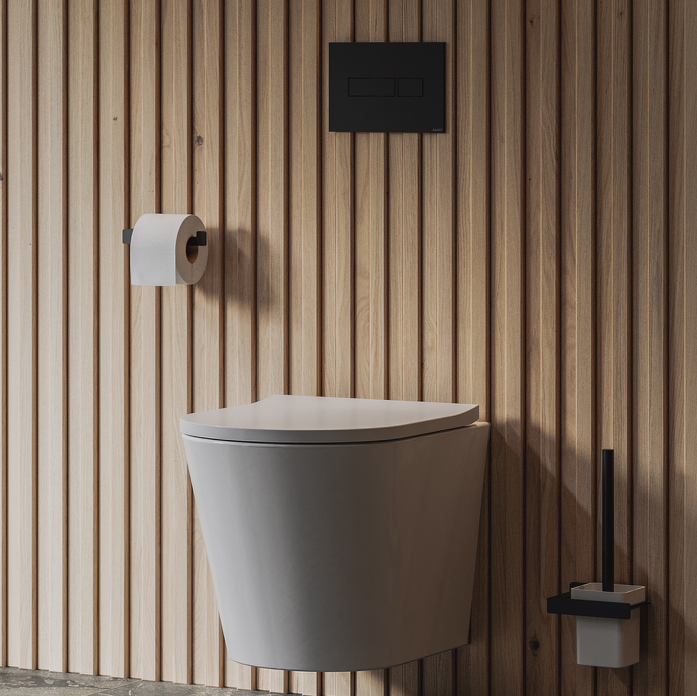 Держатель туалетной бумаги Omnires Nelson, черный