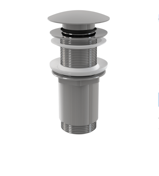 Донный клапан AlcaPlast, автомат, без перелива