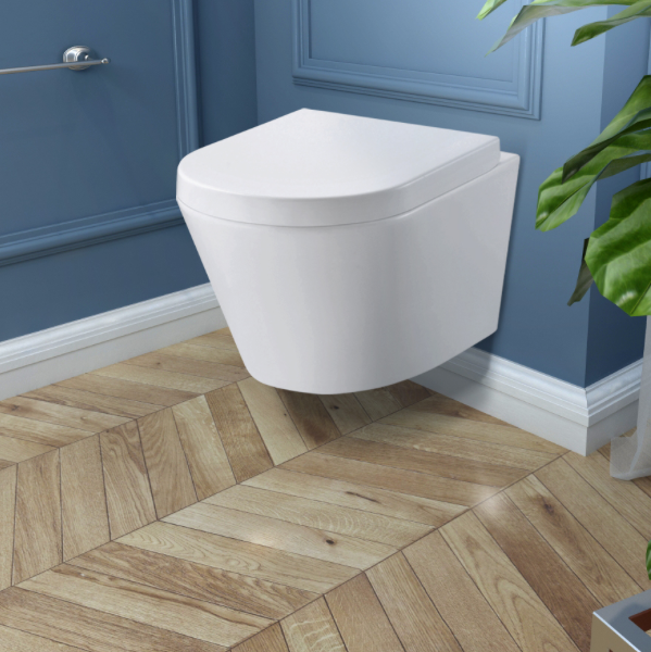 Подвесной унитаз Lavinia Boho Biore Rimless c сиденьем