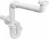Сифон для умывальника Styron пристенный, белый 