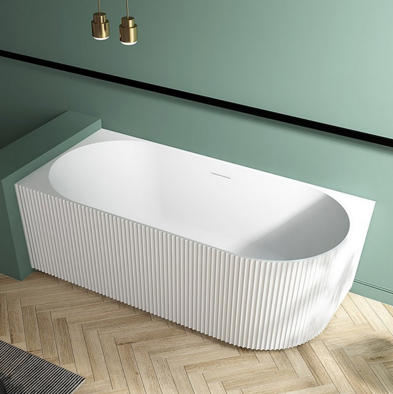 Акриловая ванна ABBER белая 170*80