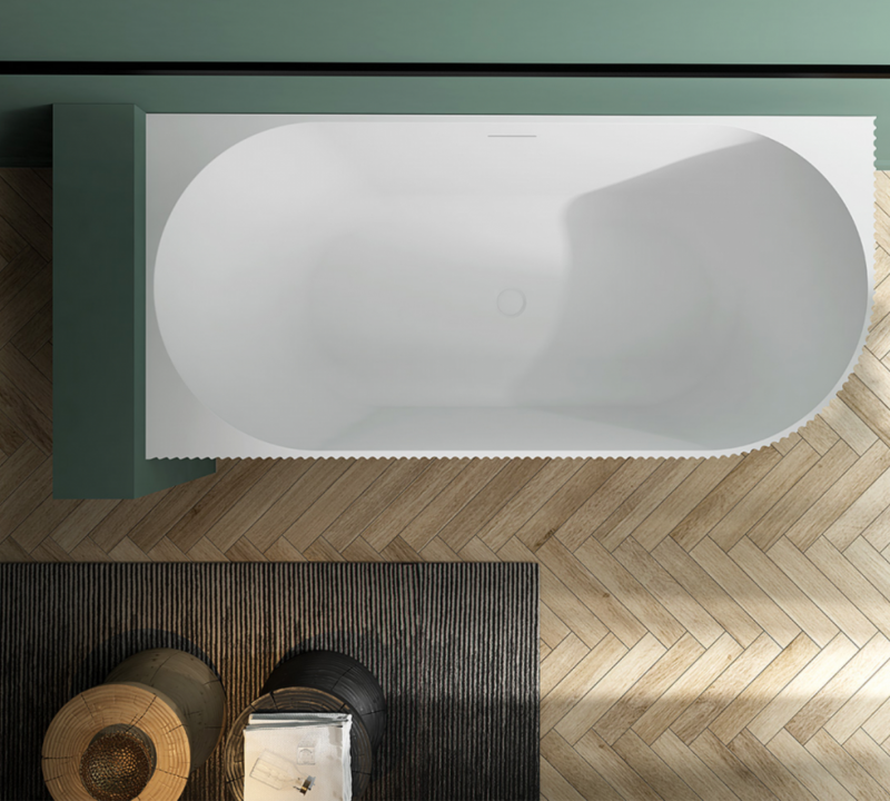 Акриловая ванна ABBER белая 170*80