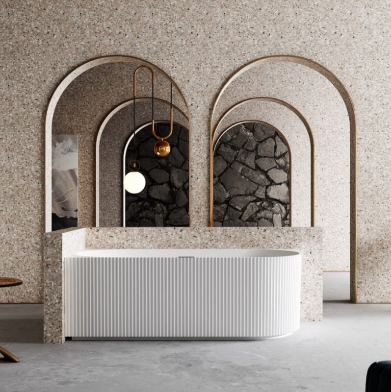 Акриловая ванна ABBER белая 170*80