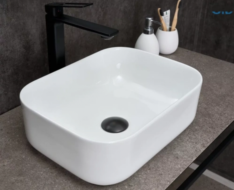 Умывальник накладной Gid N1335 40*30*13 белый