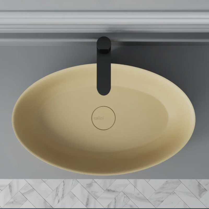  Раковина накладная Salini ALDA 01 58*35*15 S-Sense RAL глянцевый