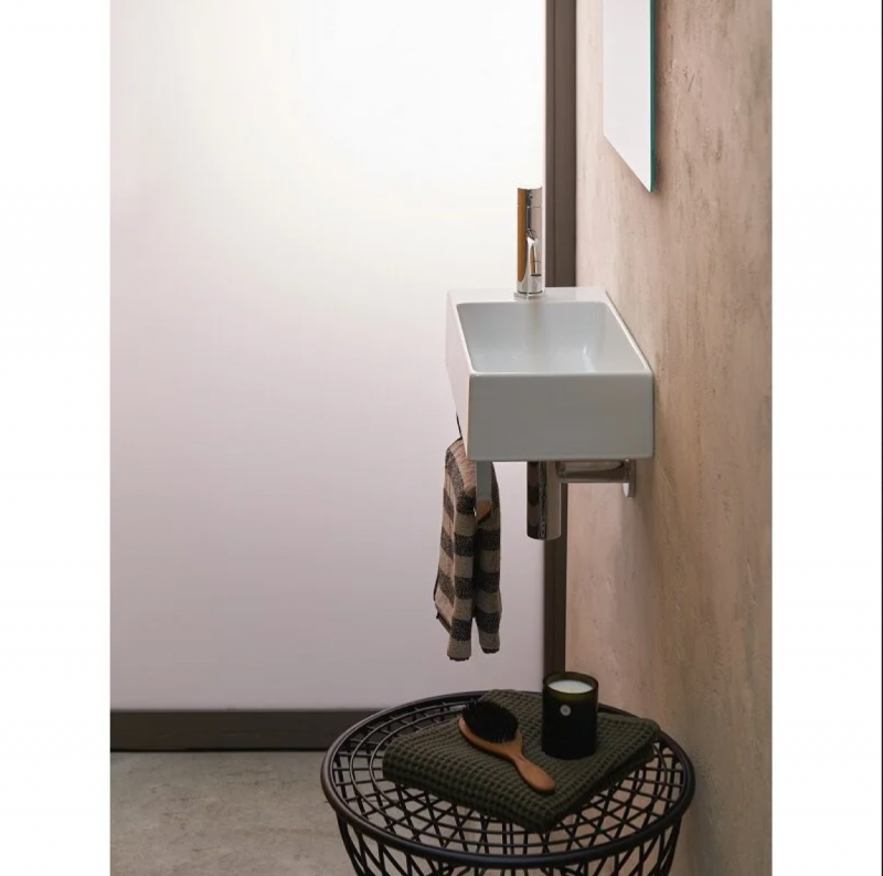 Раковина Catalano Premium 40х23  без отверстия под смеситель, белый глянцевый