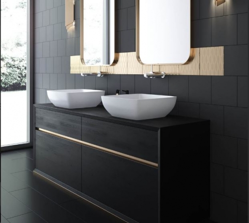 Раковина каменная Holbi Jupiter 44*44*15,3 из Solid Surface