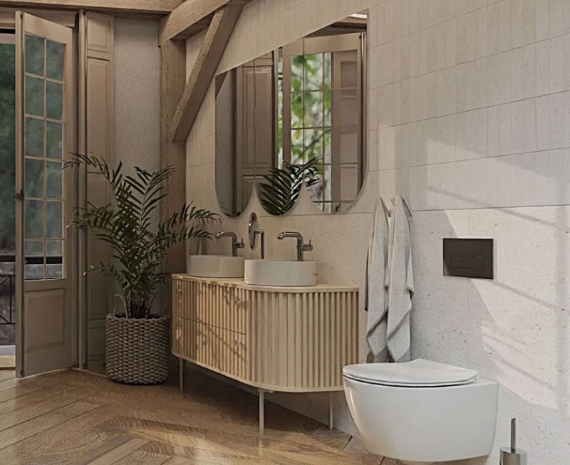 Deante Silia Bianco Смеситель для раковины высокий, белый матовый