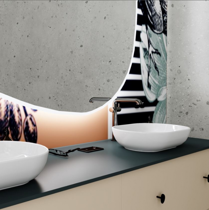 Deante Silia Bianco Смеситель для раковины высокий, белый матовый