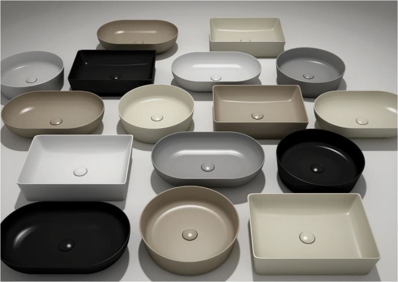 Раковина накладная RAK Ceramics Feeling 55*35*13