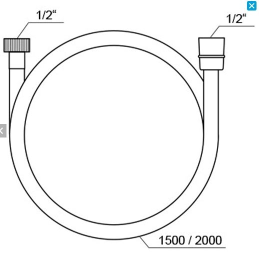 ДУШЕВОЙ ШЛАНГ RAVAK SATINFLEX , 150 СМ, ЧЕРНЫЙ
