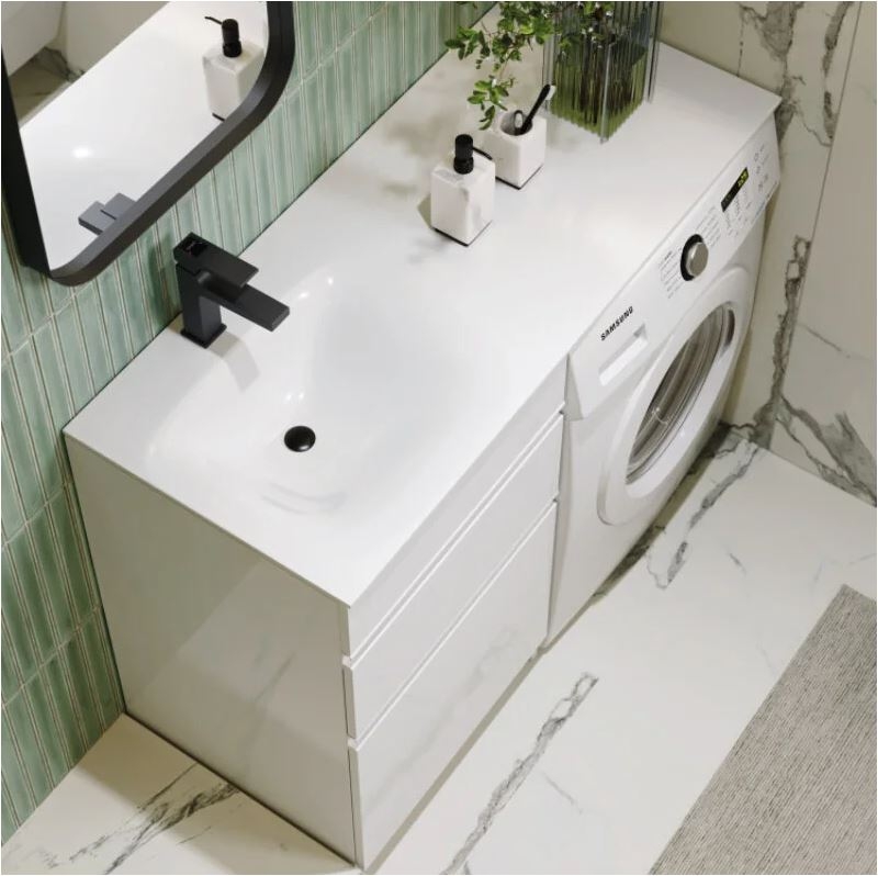 Раковина Aqwella Form FOR.115 см для установки над стиральной машиной