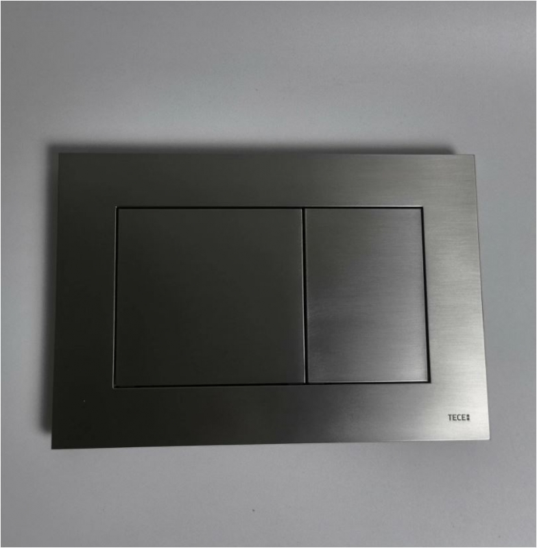 Кнопка смыва для унитаза TECE Now графит металлик