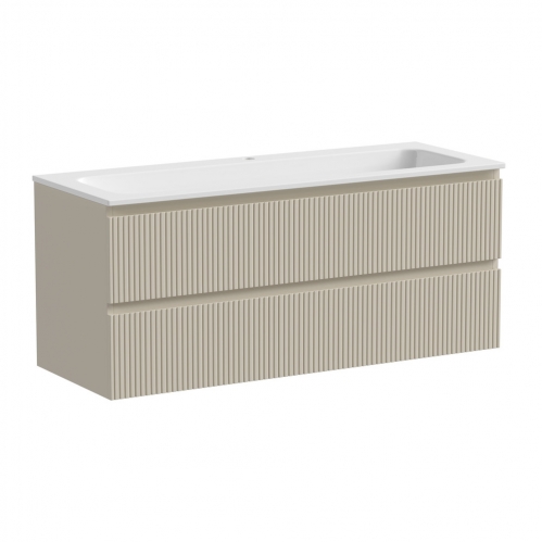 Тумба под раковину Sancos Snob 120 см подвесная, Beige Soft