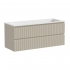 Тумба под раковину Sancos Snob 120 см подвесная, Beige Soft
