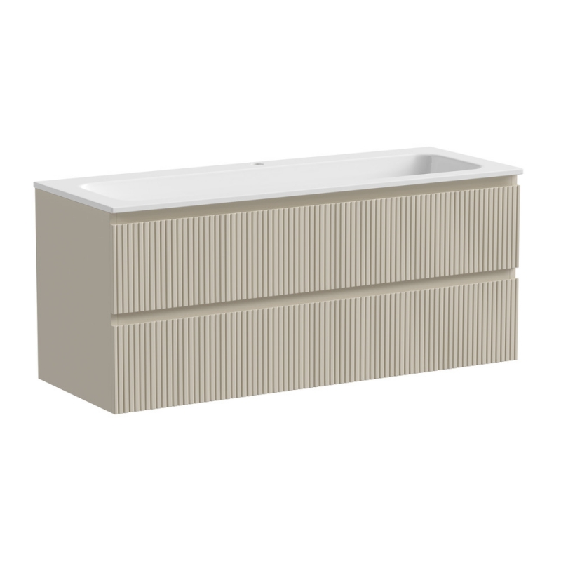Тумба под раковину Sancos Snob 120 см подвесная, Beige Soft