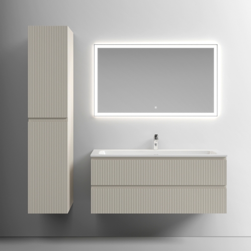 Тумба под раковину Sancos Snob 120 см подвесная, Beige Soft