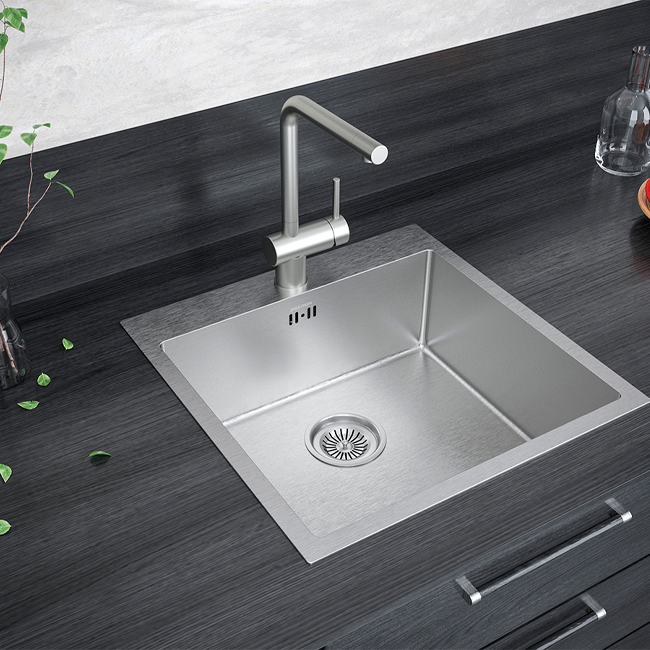 Смеситель PAULMARK SPRING нержавеющая сталь