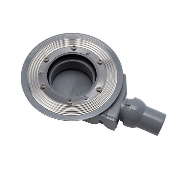 Угловой трап водосток Angel 2, 194x194 нерж.сталь 