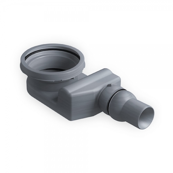 Угловой трап водосток Angel 2, 194x194 нерж.сталь 