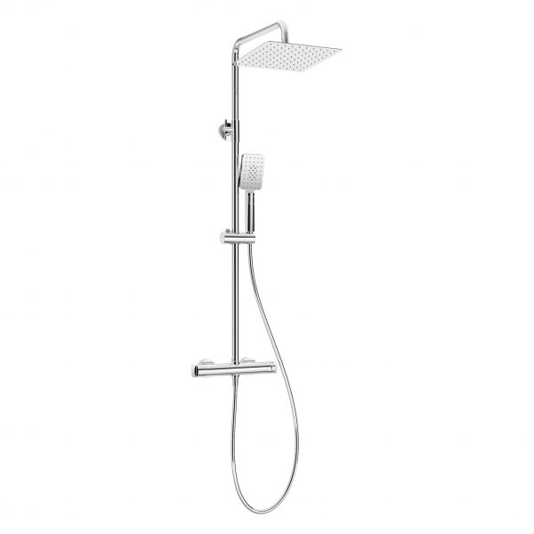 Deante Душевая колонна с термостатическим смесителем для душа, хром