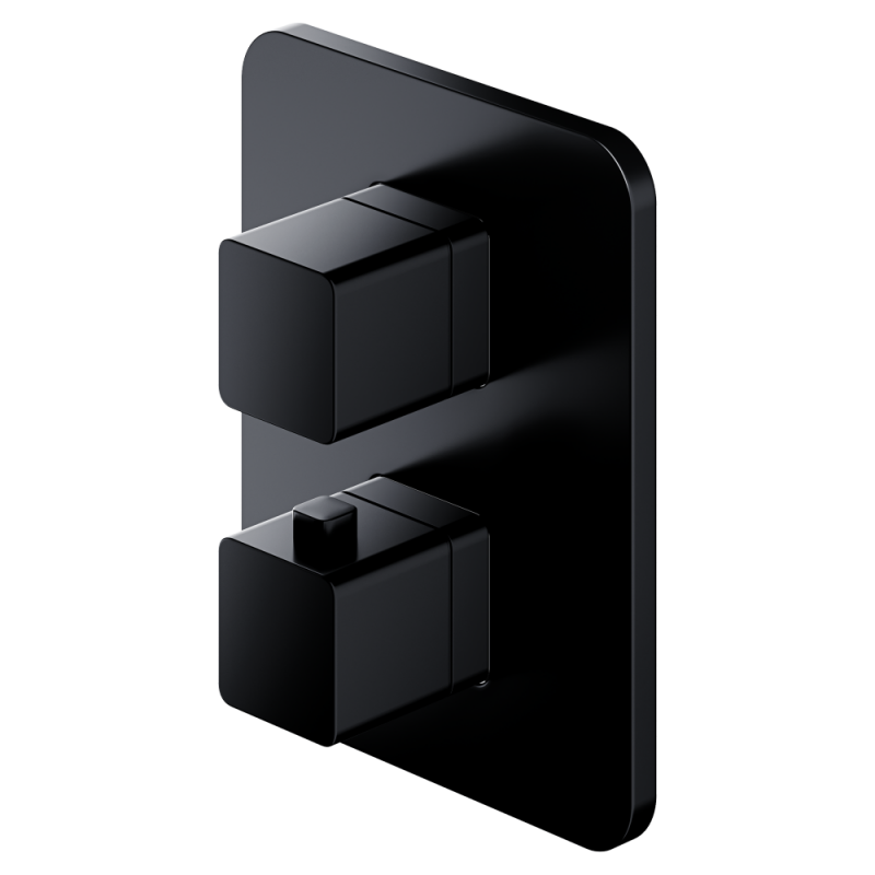 Душевая система Omnires Parma термостат, лейка 25x25, металл